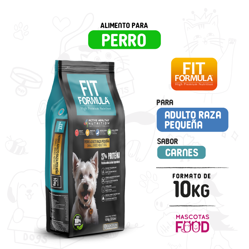 Fit Formula para Perro Raza Pequeña 10 KG