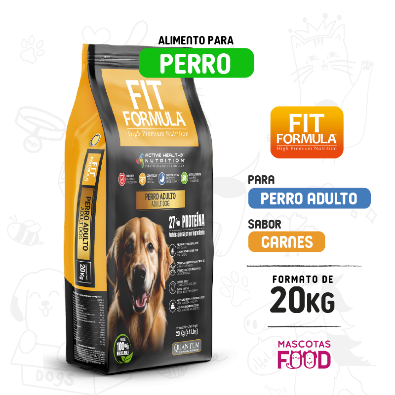Fit Formula para Perro Adulto 20 KG