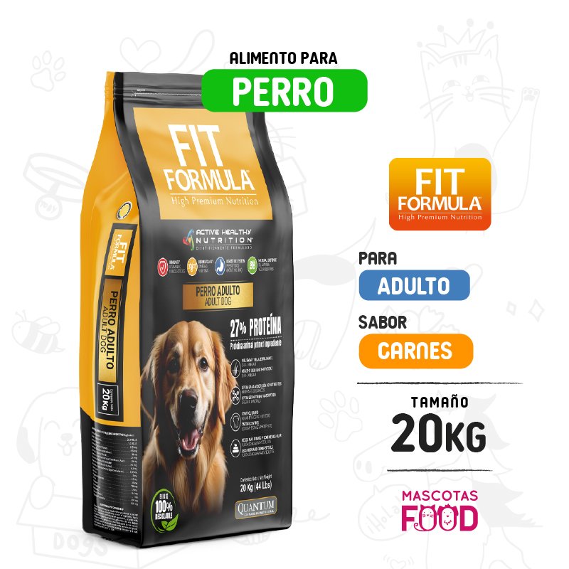 Fit Formula para Perro Adulto 20 KG