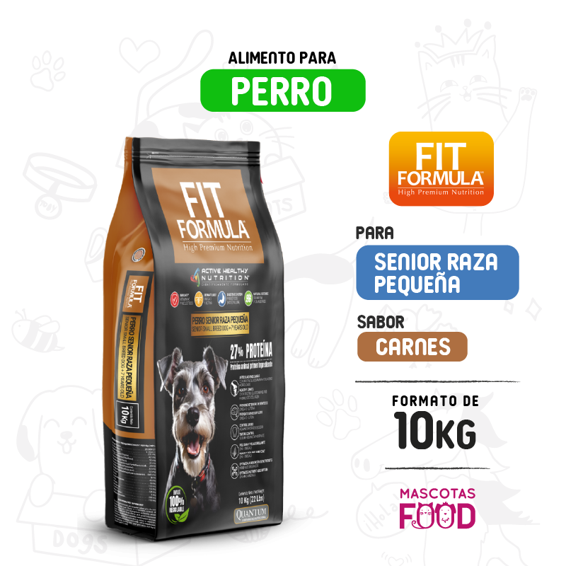 Fit Formula para Perro Senior Raza Pequeña 10 KG