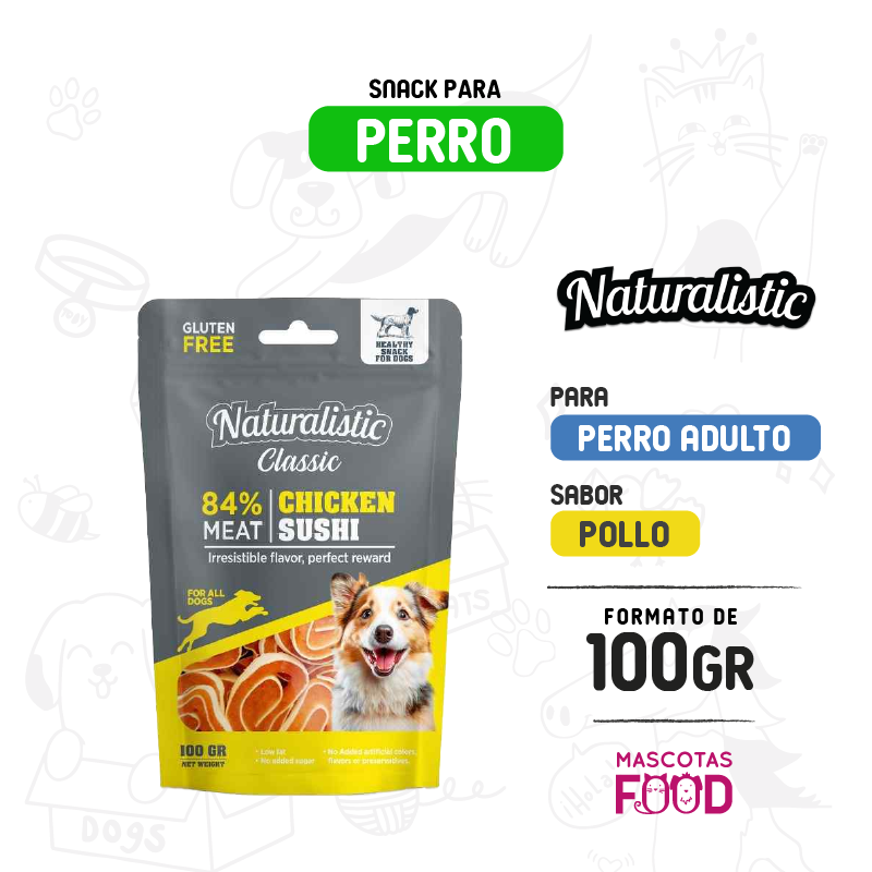 Naturalistic para Perro sabor Pollo 100grs.