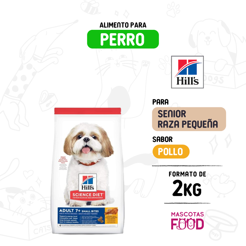 Hills para Perro senior raza pequeña sabor Pollo 2 KG