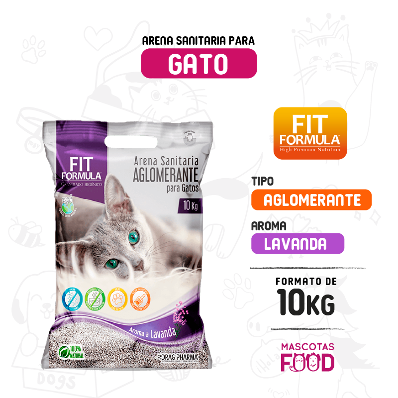 Arena Aglomerante FIT Formula Lavanda 10KG