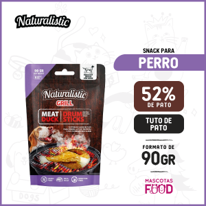 Snack para Perro Naturalistic sabor tutos de pato 90 GR