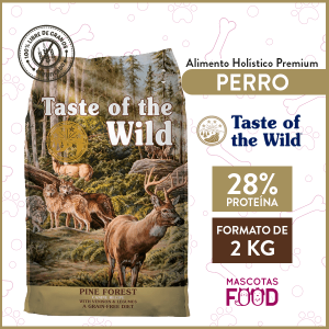 Alimento Perro Adulto Taste of the Wild Pine Forest Sabor Venado 2 KG