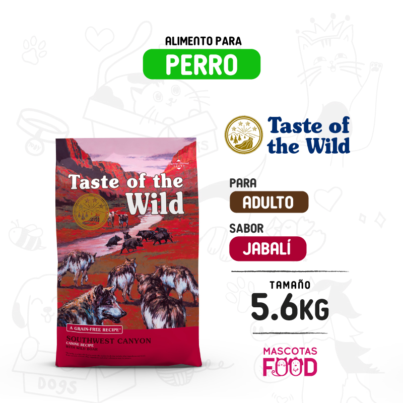 Taste of the Wild Southwest Canyon para Perro sabor Jabalí 5.6 KG 1 Taste of the Wild Southwest Canyon para Perro sabor Jabalí 5.6 KG