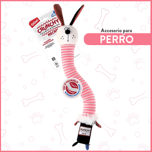 Conejo Crunchy para Perros tamaño S con sonido para perro GiGwi
