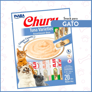Snack para Gatos INABA CHURU Variedad 20 unidades 280GRS.