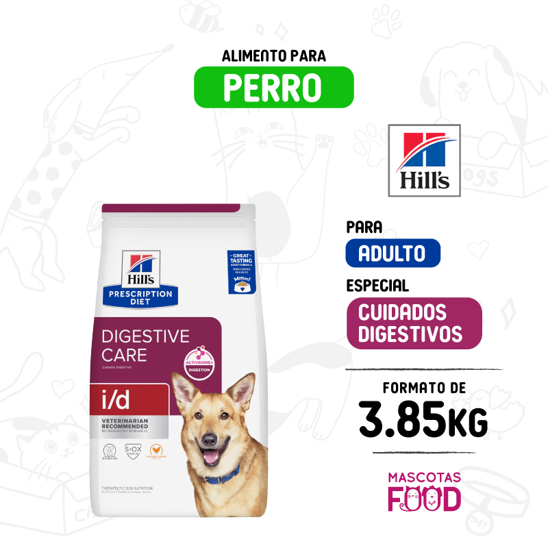 Hills para Perro Cuidados digestivos I/D 3.85 KG