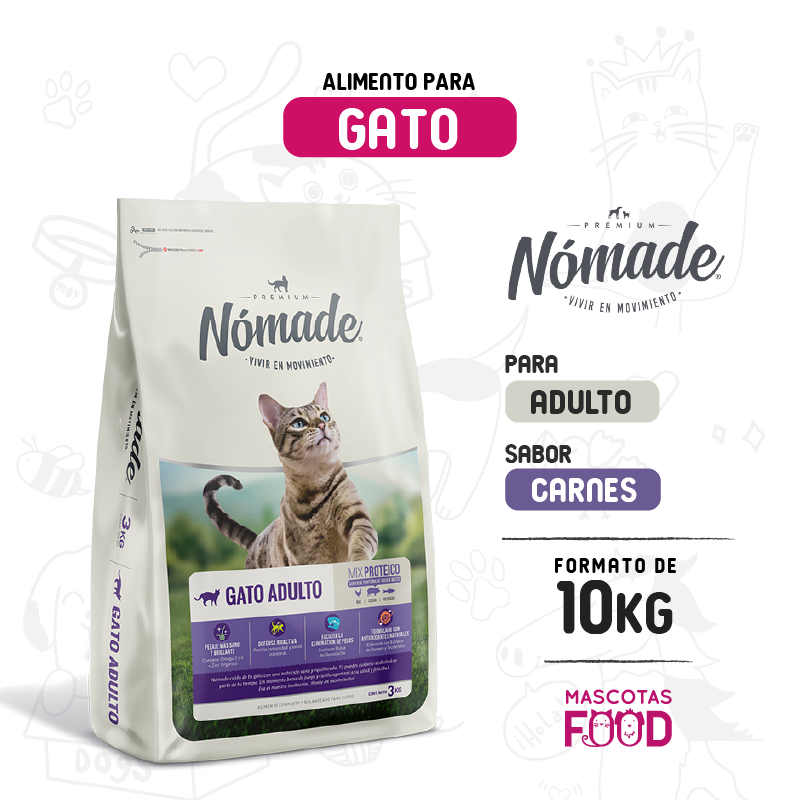 Nomade Gato Adulto 10 KG