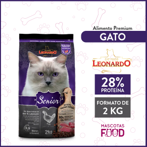 Alimento para Gato Senior Leonardo 2 KG