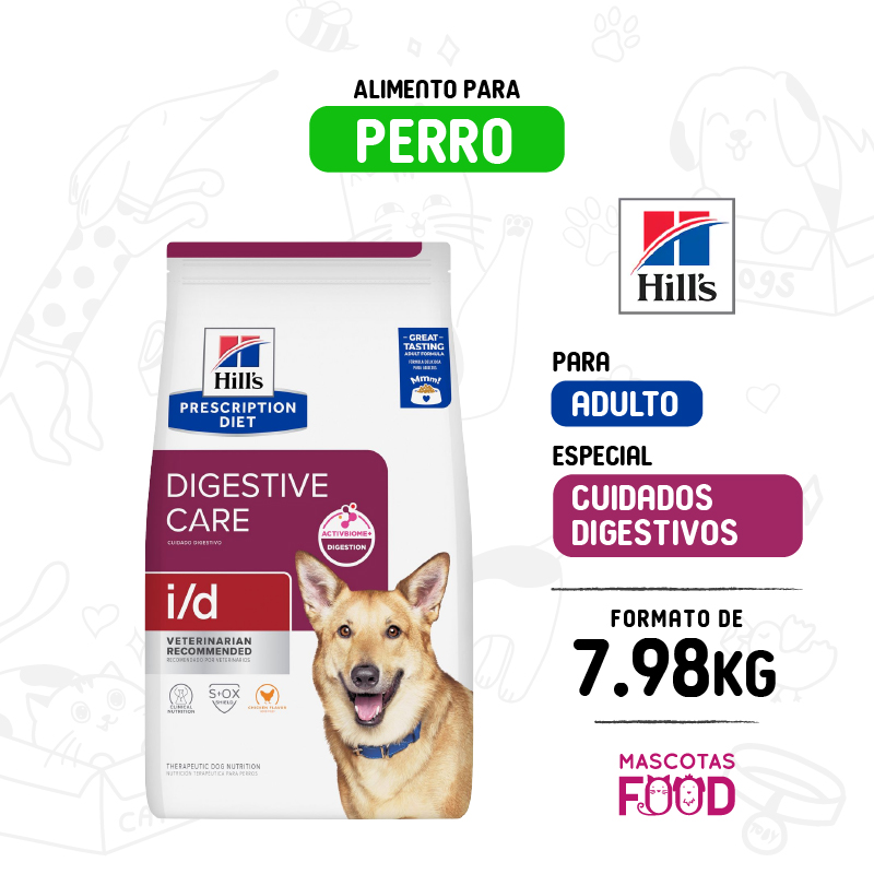 Hills para Perro Cuidados digestivos I/D sabor Pollo 7.98 KG