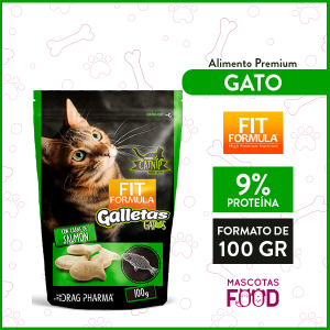 Galletas para Gato FIT Formula Sabor Salmon 100 GR.
