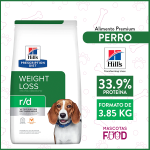 Alimento para Perro Adulto R/D Control De Peso Hill’s 3.85 KG