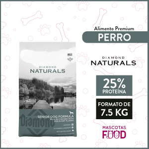 Alimento Perro Senior Diamond Naturals 7.5 KG