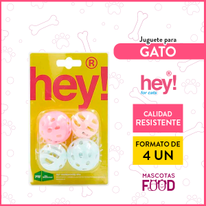 Juguete pelotas para Gatos Hey! 4 UN