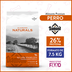 Alimento Perro Adulto Toda las etapas de vida Diamond Naturals 7.5 KG