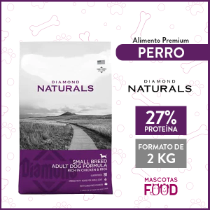 Alimento Perro Adulto Raza Pequeña Diamond Naturals 2 KG