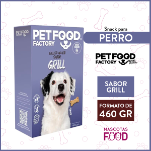 Galletas para Perros Petfood Factory Sabor Grill 460 GR.
