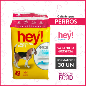 Sabanillas de entrenamiento Hey! 30UN 60x58CM