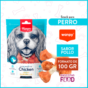 Snack para perros Wanpy Sabor Tutitos de Pollo 100GR.