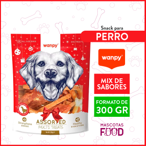 Snack surtido para perro Wanpy 300GR.