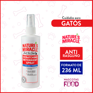Spray para desalentar el rasguño para Gatos Natures Miracle 236 ml