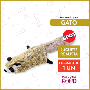 Juguete interactivo automático Mapache con Catnip Realista Spot 1 UN