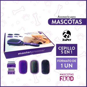 Kit cepillo 5 en 1 para Mascotas MasterGroomer ZuPet 1 UN