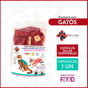 Body Post Operatorio para Gatos Pet Med 1 UN