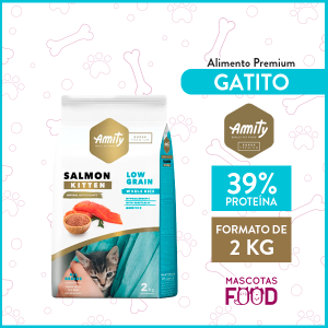 Alimento para Gatito Amity Sabor Salmon 2 KG