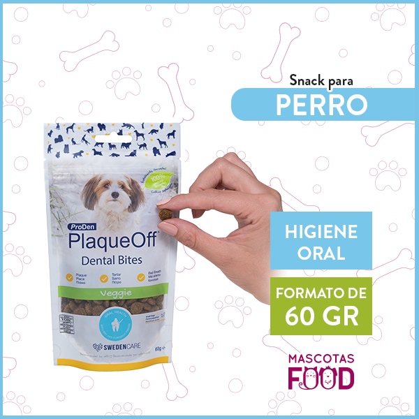 Snack Dental para perros raza pequeña PlaqueOff® ProDen 60 GR 2 Snack Dental para perros raza pequeña PlaqueOff® ProDen 60 GR - Imagen 2