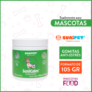 Suplemento alimenticio Anti Estrés para perros y gatos SuniCalm®