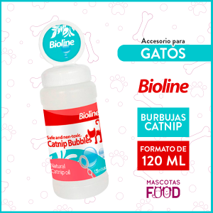 Burbujas con Catnip Bioline 120 ML