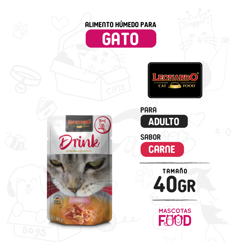 Sopita Drink Leonardo sabor Ternera 40 GR