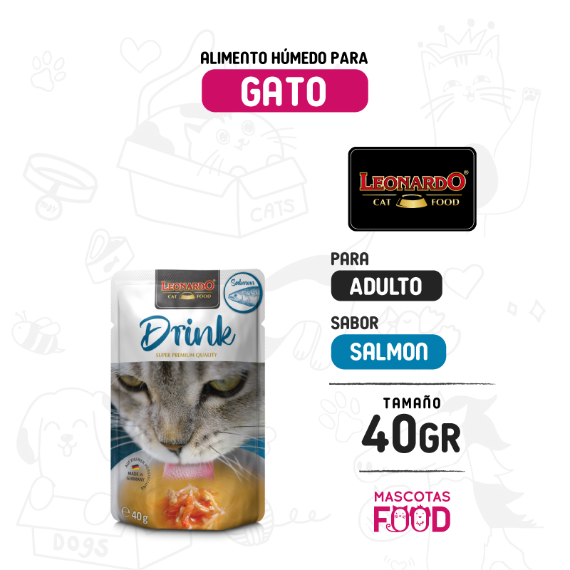 Sopita Drink Leonardo sabor Salmón 40 GR