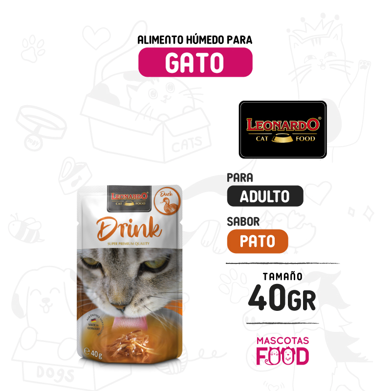 Sopita Drink Leonardo sabor Pato 40 GR