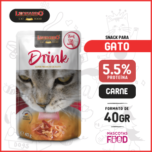 Alimento húmedo Drink sabor Ternera Leonardo 40 GR
