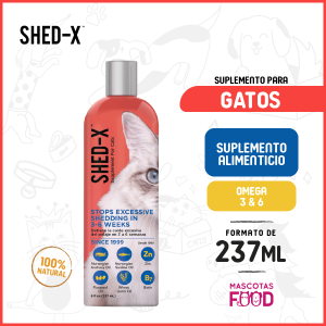 Suplemento para evitar caída excesiva de pelos para Gatos Shed-X 237 ML