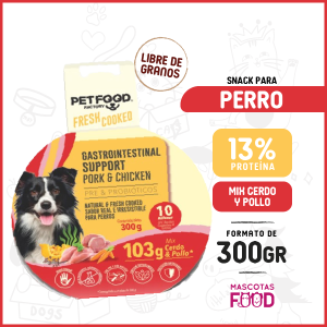 Alimento húmedo Gastrointestinal para Perro de Cerdo y Pollo Petfood Factory 300 GR