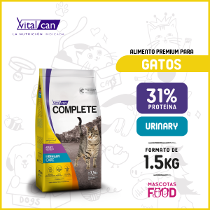 Alimento para gato adulto Vitalcan Cuidados Urinarios 1.5 KG