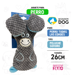 Juguete sonoro Burro Wonder dog 26 CM