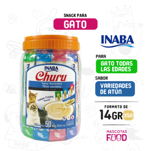 Frasco Churu Variedad Atún 50 unidades