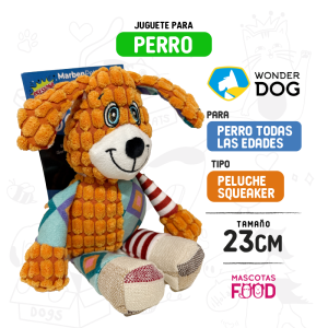 Juguete Perro con sonido y texturas Wonder Dog 23 CM