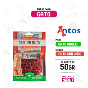 Snack para Gatos Antos Wild Pato Grillado 50 gr