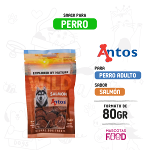 Snack para perros Antos Wild Salmon 80 gr