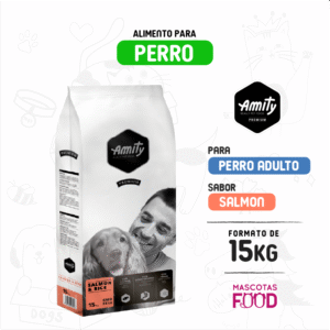 Alimento para Perro Amity Premium Sabor Salmon 15 KG