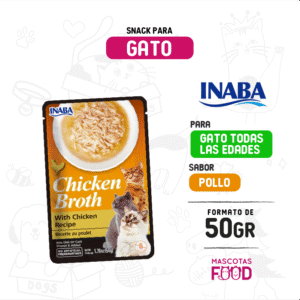 Alimento húmedo Churu Broth para gato INABA Pollo 50 GR