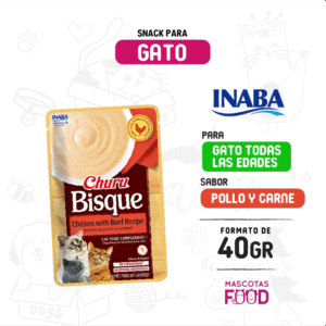 Snack Churu Bisque para Gatos Pollo con carne 40 GR