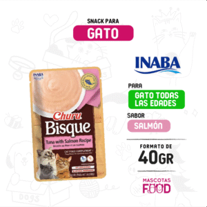 Snack Churu Bisque para Gatos Salmón con atún 40 GR